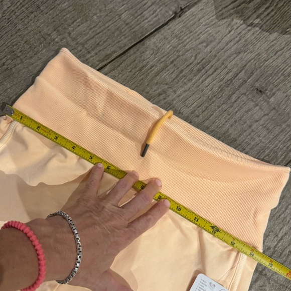 Free People Limitless Shorts in Morning Sun. - Picture 6 of 10